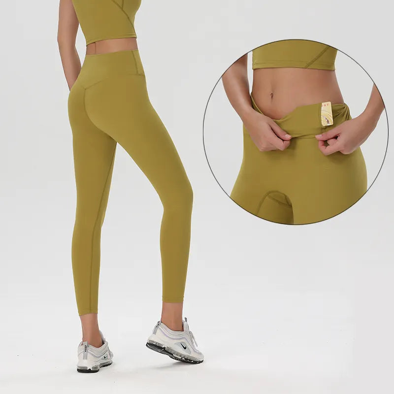 Clothes Active Gym Women Align Yoga Pants Nude High Waist Running Fitness  Sport Leggings Tight Workout Trouses Exercise Running Athletic From  Championnicejerseys, $5.73